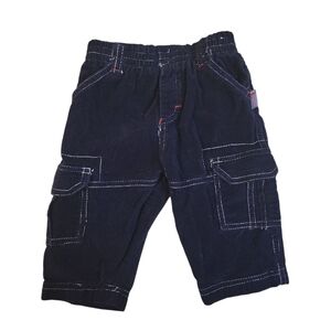Vintage‎ Seaame Beginnings Baby Elmo Tricycle Team Blue Corduory Cargo Pants